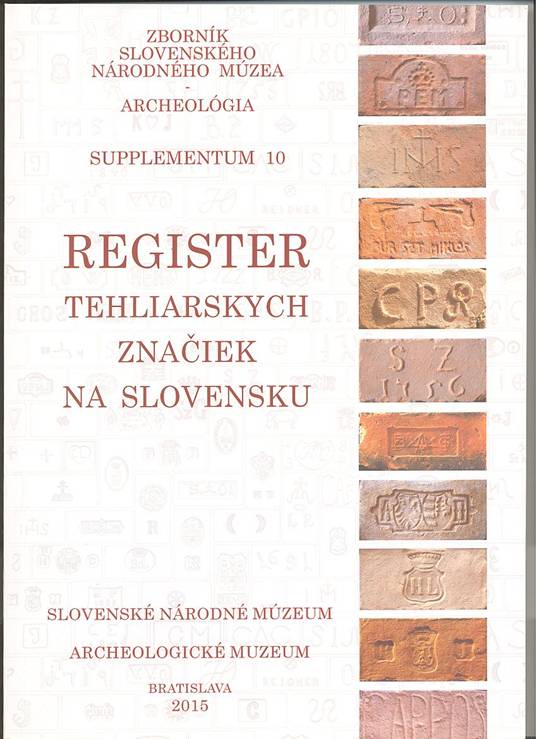 Zborník SNM 2015 Archeológia Supplementum 10